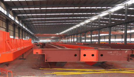 河南盛華起重機生產設備廠房
